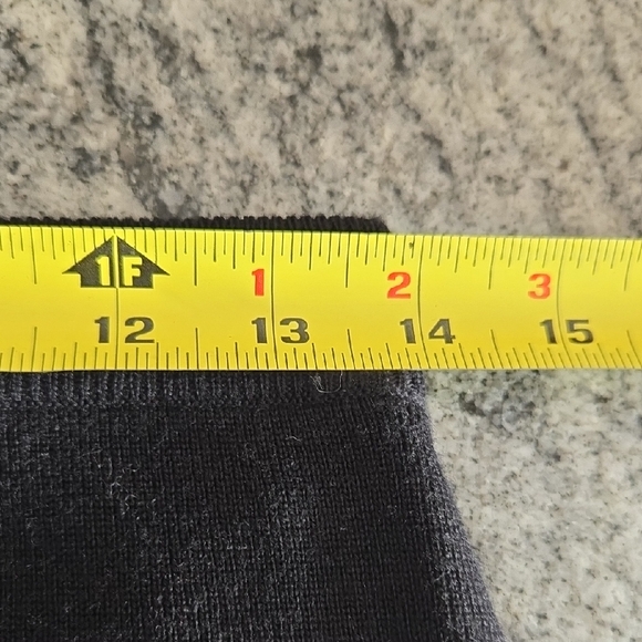 Bloomingdale's Women's Medium 100% Wool Knit Long Column Black Maxi Skirt - Picture 8 of 11